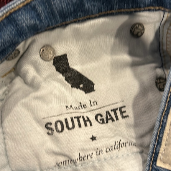 AG Embroidered ‘Stilt Cigarette Leg’ Denim Jeans - Picture 9 of 10